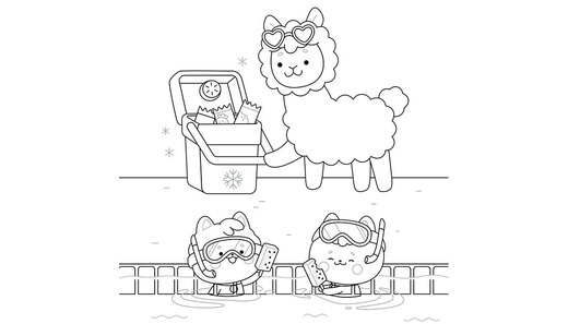 Cloudy &amp; Stormy kolorowanka