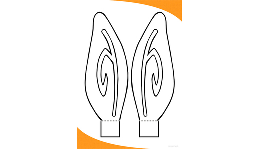 Bing - Uszy - wycinanka 