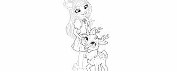 kolorowanka Enchantimals