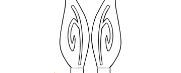 Bing - Uszy - wycinanka 