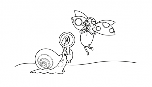 kolorowanka Baczne Oczka