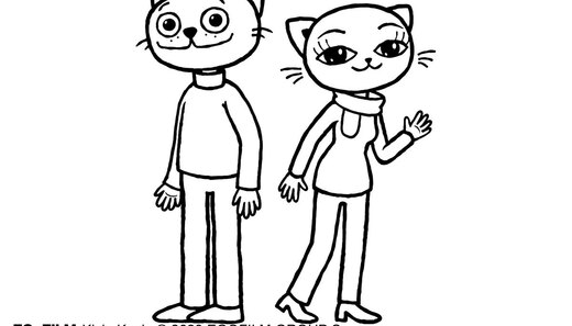 Kolorowanka Kicia Kocia